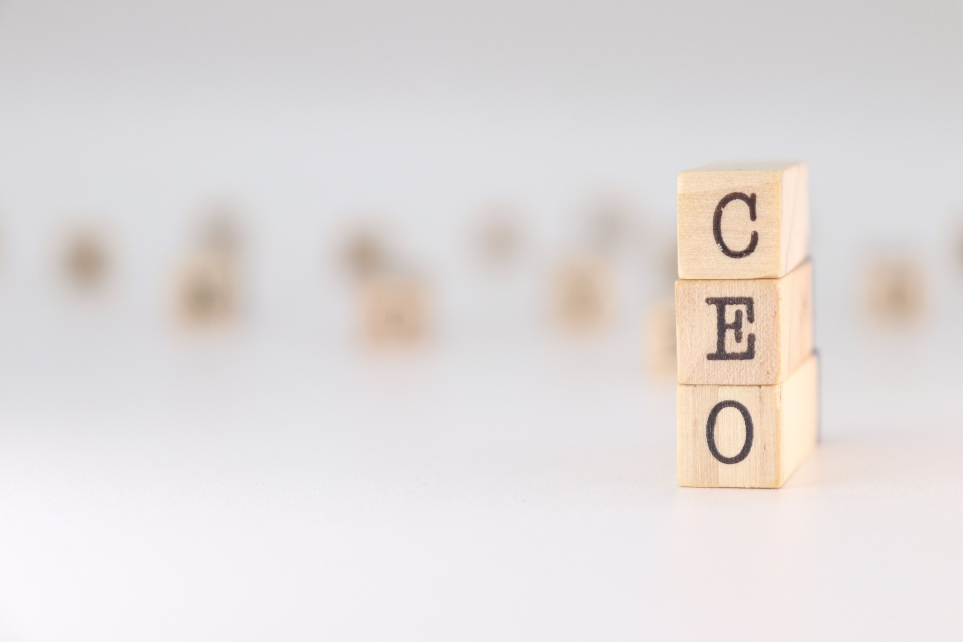 Acronym CEO - chief executive officer